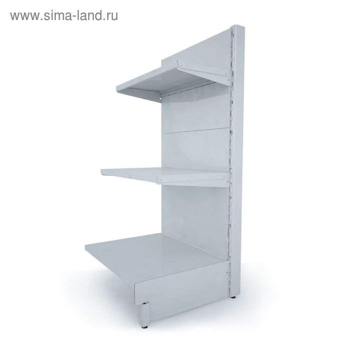 Панель для стеллажа, 35&times;125 см, цвет белый