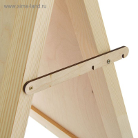 Мольберт настольный &laquo;Хлопушка&raquo;, 500 х 450 х 300 мм, двусторонний, неокрашенное дерево, Calligrata