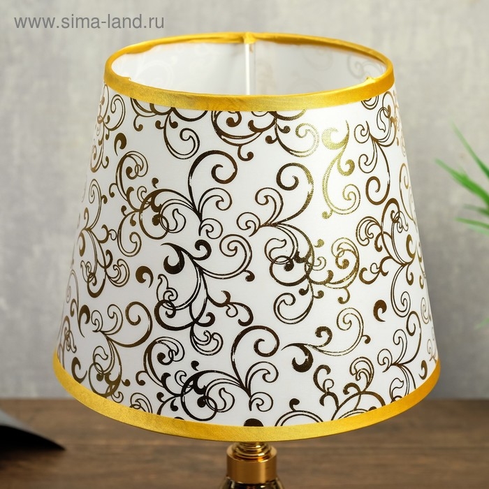 Лампа настольная 58083/1 1х40Вт Е27 золото 20х20х35 см RISALUX