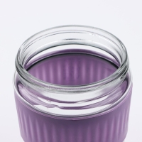 Стакан с крышкой "Думаю о тебе", 350 мл, стекло Стакан с крышкой "Думаю о тебе", 350 мл, стекло