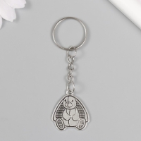 Брелок металл "Милый зайка" 2,5х2,4 см Брелок металл "Милый зайка" 2,5х2,4 см