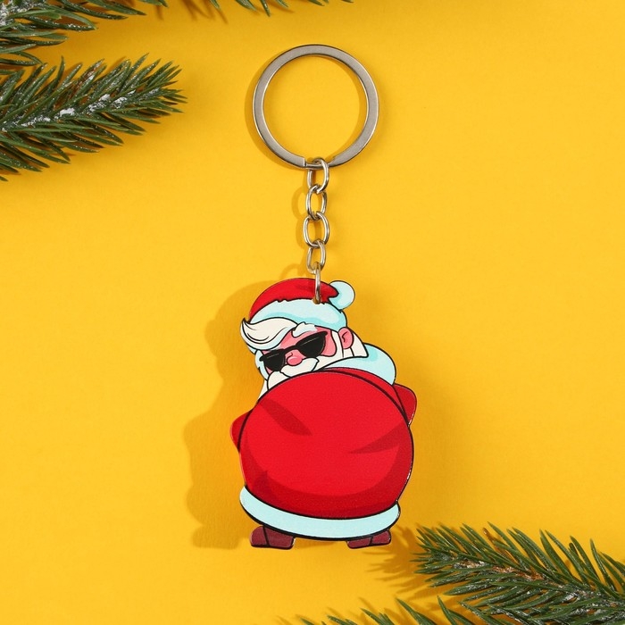 Брелок новогодний, для ключей, мялка «Дед мороз» 4,4 х 12,3 см Брелок новогодний, для ключей, мялка «Дед мороз» 4,4 х 12,3 см