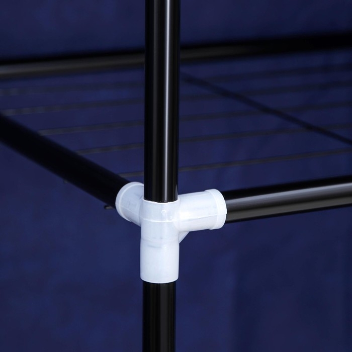 Шкаф для одежды, 119&times;44&times;172 см, цвет синий