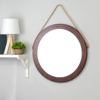 Зеркало настенное "Капитанское", темное, d=57 см Зеркало настенное "Капитанское", темное, d=57 см