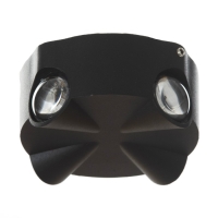 Светильник "Снек" 4хLED 4Вт 4000К IP66 черный 9,3х4,5х9,3 см Светильник "Снек" 4хLED 4Вт 4000К IP66 черный 9,3х4,5х9,3 см