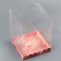 Коробка кондитерская, сундук, упаковка, «Нежные цветы», 14 х 14 х 18 см Коробка кондитерская, сундук, упаковка, «Нежные цветы», 14 х 14 х 18 см