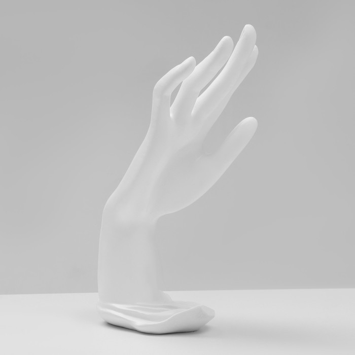 Подставка для украшений &laquo;Рука&raquo; 9&times;12&times;22, цвет белый