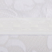 Тюль на кухню со шторной лентой, 270х160 см, 100% полиэстер Тюль на кухню со шторной лентой, 270х160 см, 100% полиэстер