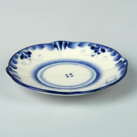 Блюдце «Силуэт», 9х9х1 см, гжель Блюдце «Силуэт», 9х9х1 см, гжель