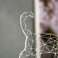 Светильник "Кот стоя" LED RGB от сети RISALUX