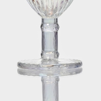 Бокал для вина стеклянный Magistro «Босфор», 250 мл, 8,5×16,5 см, цвет перламутровый Бокал для вина стеклянный Magistro «Босфор», 250 мл, 8,5×16,5 см, цвет перламутровый