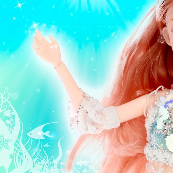 Кукла сказочная &laquo;Волшебная русалочка&raquo;, цвет зелёный