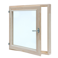 Окно, 60&times;60см, двойное стекло ХВОЯ