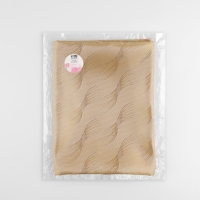 Ткань подкладочная &laquo;Изгибы&raquo;, 100 % полиэстер, 1 &times; 1,4 м, цвет серый/золотой