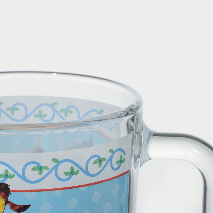 Кружка стеклянная &laquo;Три Богатыря&raquo;, 230 мл