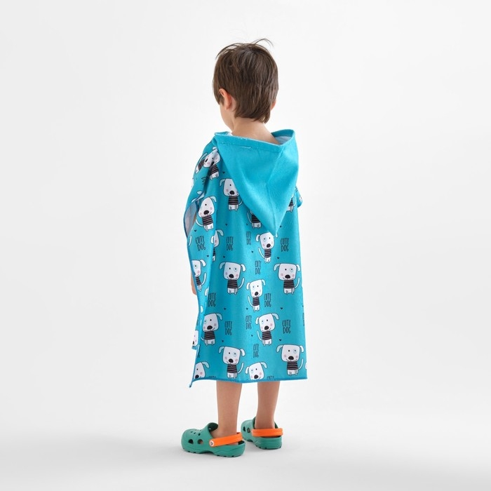 Полотенце-пончо детский LoveLife Cute Dogs 60х120 см, 100% пэ, 225 г/м2 Полотенце-пончо детский LoveLife Cute Dogs 60х120 см, 100% пэ, 225 г/м2