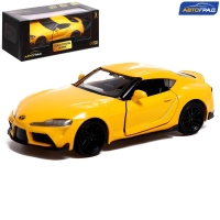 Машина металлическая TOYOTA SUPRA, 1:32, открываются двери, инерция, цвет жёлтый Машина металлическая TOYOTA SUPRA, 1:32, открываются двери, инерция, цвет жёлтый