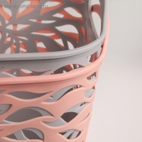 Корзинка для хранения &laquo;Листья&raquo;, пластик, 23,5&times;16,5&times;13,5 см, цвет МИКС