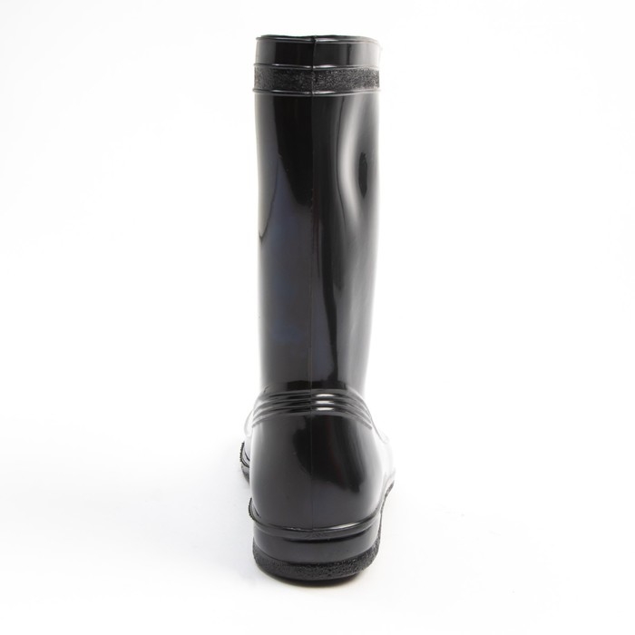 Сапоги женские с утеплителем, размер 37, цвет чёрный, ПВХ