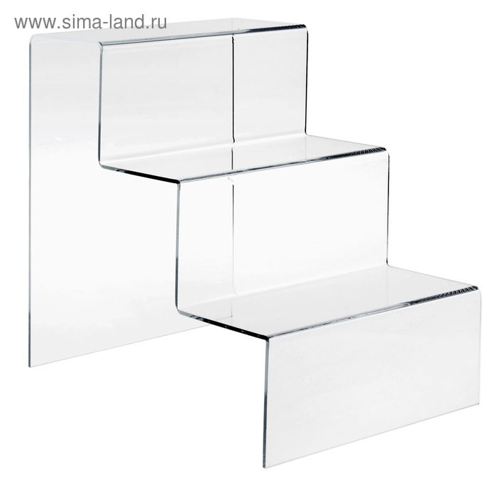 Горка 3 ступеньки 20&times;27&times;28 см, оргстекло 3 мм, В ЗАЩИТНОЙ ПЛЁНКЕ