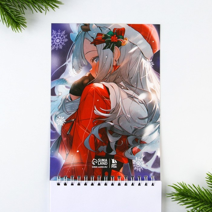 Новый год. Скетчбук А5 40 л в тонкой обл на гребне 100г/м2 &laquo;Аниме С новым Годом&raquo;