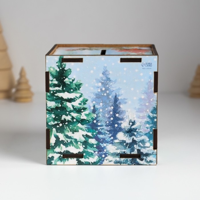 Копилка куб Копилка куб "Сказочного благополучия" 10х10х10 см