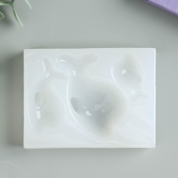 Молд силикон "Дельфины" 3 предмета 1,5х6,5х4,8 см Молд силикон "Дельфины" 3 предмета 1,5х6,5х4,8 см