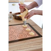 Силиконовый коврик для макаронс армированный &laquo;Макарон. Плюс&raquo;, 42&times;29,5 см