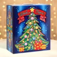 Новый год. Подарочная коробка, Новогодняя с пластиковой ручкой "Восточная змея"28,5*14*33 см. Новый год. Подарочная коробка, Новогодняя с пластиковой ручкой "Восточная змея"28,5*14*33 см.