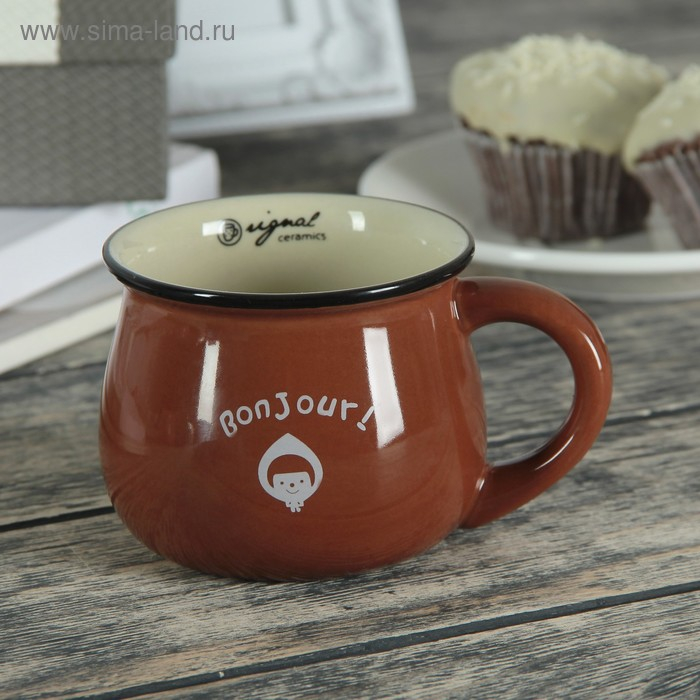 Кружка керамическая &laquo;Мечты&raquo;, 250 мл, рисунок и цвет МИКС