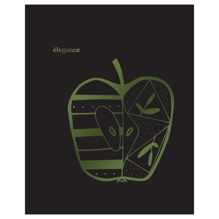 Тетрадь 48 листов в клетку Elegance, обложка мелованный картон, металлизированный пантон, тиснение фольгой, блок офсет, МИКС Тетрадь 48 листов в клетку Elegance, обложка мелованный картон, металлизированный пантон, тиснение фольгой, блок офсет, МИКС