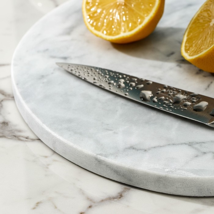 Блюдо для подачи Magistro Graystone, из мрамора, цвет серый Блюдо для подачи Magistro Graystone, из мрамора, цвет серый