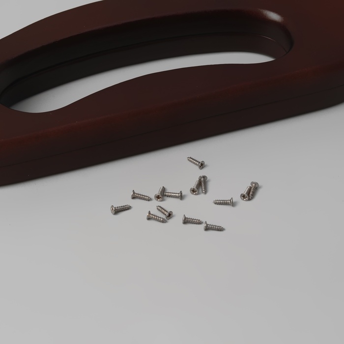 Ручка-фермуар деревянная, на магнитах, с креплением, 27 × 12 × 2,5 см, цвет коричневый Ручка-фермуар деревянная, на магнитах, с креплением, 27 × 12 × 2,5 см, цвет коричневый