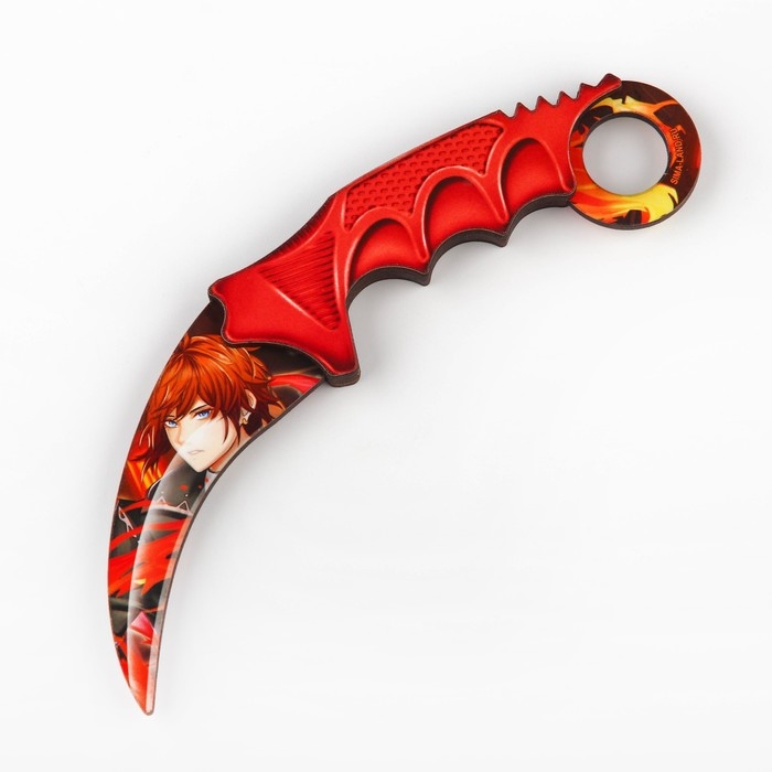 Сувенир, деревянное оружие, керамбит &laquo;Парень аниме&raquo;, 18 см.