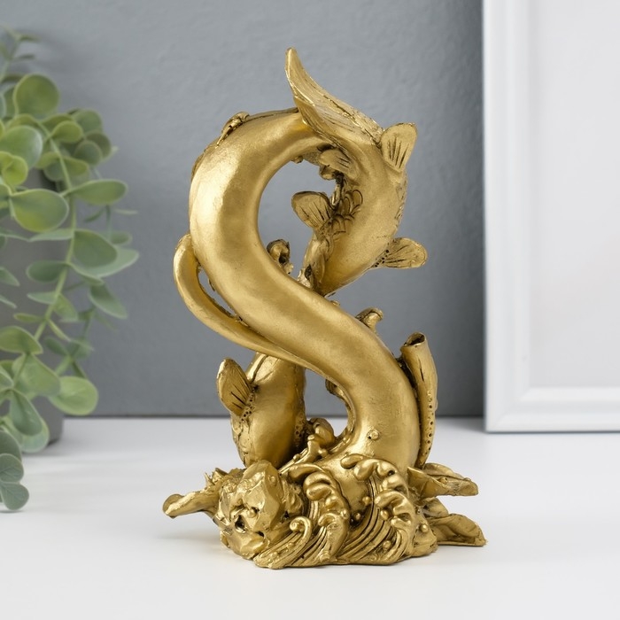 Нэцкэ бронза Нэцкэ бронза "Карпы"15 х 6,5 х 5 см