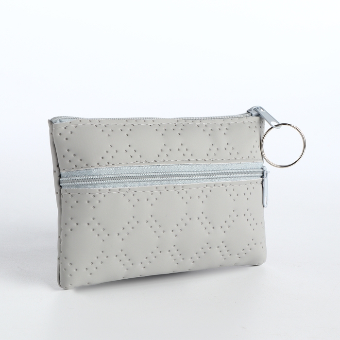 Кошелёк женский на молнии, цвет серый Кошелёк женский на молнии, цвет серый