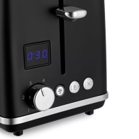 Тостер Kitfort КТ-6219, 870 Вт, 6 режимов прожарки, 2 тоста, чёрно-серебристый Тостер Kitfort КТ-6219, 870 Вт, 6 режимов прожарки, 2 тоста, чёрно-серебристый