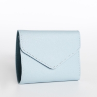 Кошелёк женский на кнопке, цвет голубой Кошелёк женский на кнопке, цвет голубой