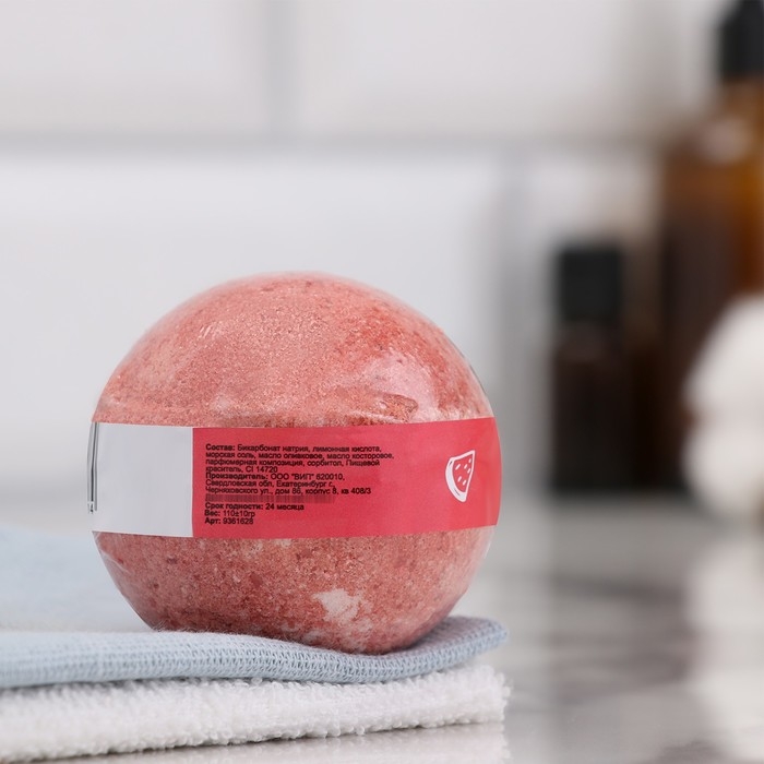 Бомбочка для ванны Бомбочка для ванны "Арбуз" Добропаровъ, 110 гр