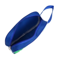 Сумка детская на молнии 22&times;11&times;1,5 см , Синий трактор