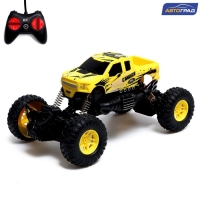Джип радиоуправляемый &laquo;Пикап&raquo;, 1:18, работает от батареек, цвет жёлтый