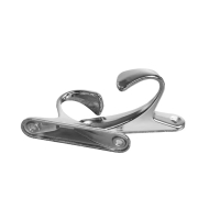 Крючок для штор KS101 CAPPIO, однорожковый, цвет хром,2 шт