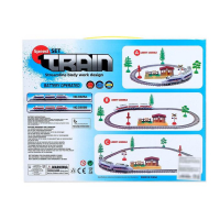 Железная дорога &laquo;Электропоезд&raquo;, работает от батареек, в комплекте: деревья, знаки и станция