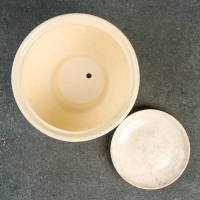 Горшок цветочный Меандр №2 2л 14*21см 1сорт белый МИКС Горшок цветочный Меандр №2 2л 14*21см 1сорт белый МИКС