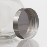 Банка стеклянная для хранения сыпучих продуктов &laquo;Твист&raquo;, 1,6 л, 11,5&times;16 см, с металлической крышкой