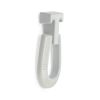 Ручка-кнопка CAPPIO EARRING, алюминий, цвет белый Ручка-кнопка CAPPIO EARRING, алюминий, цвет белый