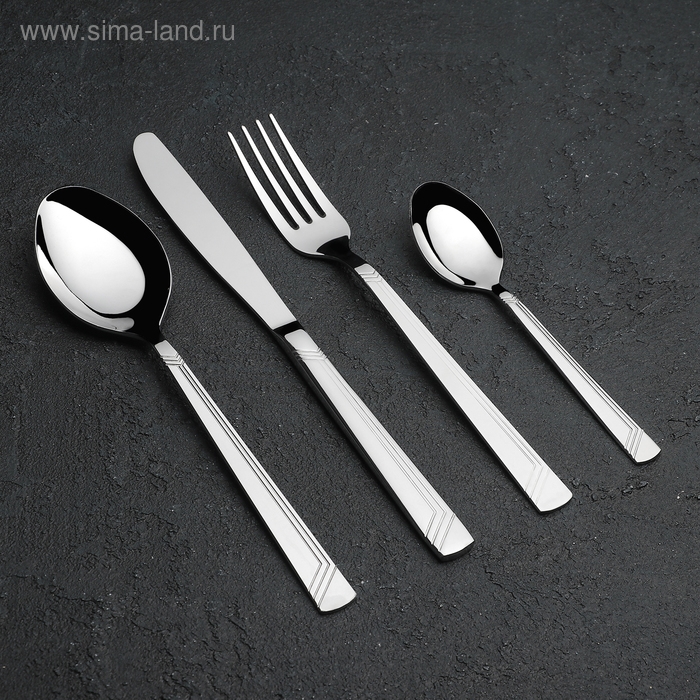 Набор столовый «Аппетит», 48 предметов, толщина 2 мм, декоративная коробка Набор столовый «Аппетит», 48 предметов, толщина 2 мм, декоративная коробка