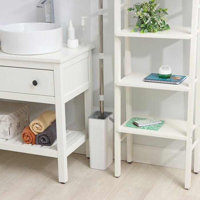 Швабра с отжимом и ведром Raccoon &laquo;Компакт&raquo;: ведро 17&times;12,5&times;34 см, 5,5 л, швабра с насадкой ПВА 28&times;4,5&times;121 см