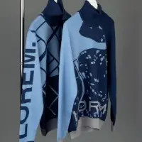 Свитер на заказ Tricksy Net, полушерсть, размер S