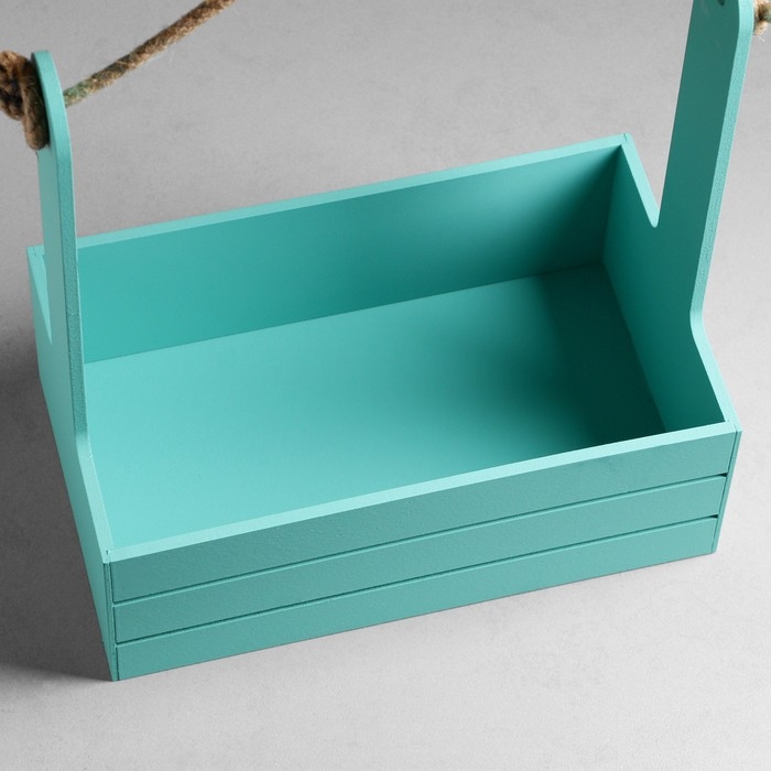 Набор кашпо деревянных 3 в 1 (29&times;18&times;33; 25&times;15&times;30; 21&times;12&times;23) "Аром", Тиффани